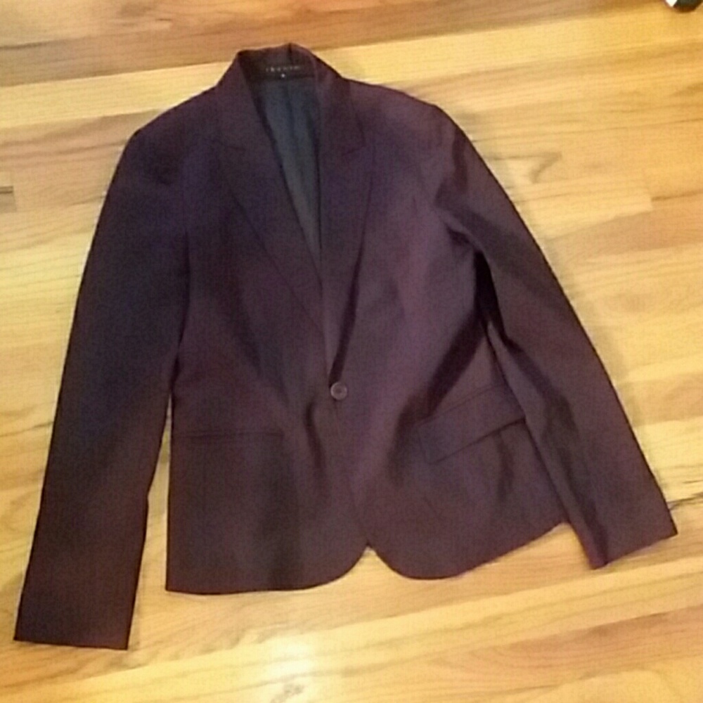 Burgundy Theory Blazer